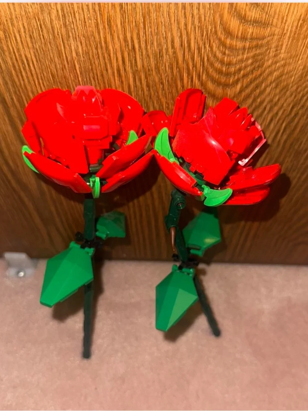 Lego Red Roses Fully Assembled